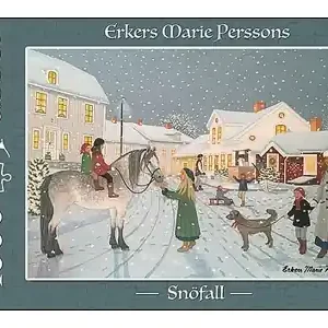 Populärt just nu | Svenskapussel Erkers Marie Persson - Snöfall (1000)