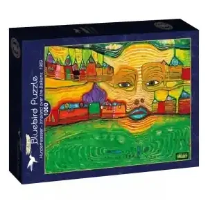 Bästsäljare - Bluebird Puzzle Hundertwasser - Irinaland Over the Balkans, 1969 (1000)