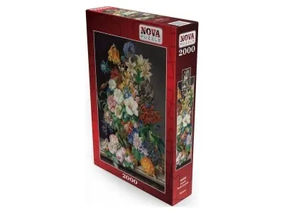 Nova Puzzle Colorful Flowers in Vase (2000) | Mycket uppskattad