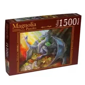 Rabatt | Magnolia Blue Dragon and Treasure (1500)