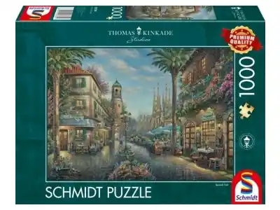 Finns i lager - Schmidt Thomas Kinkade Studios - Spanish Café (1000)