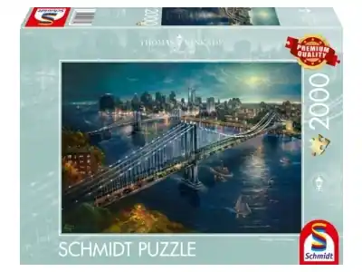 Storsäljare | Schmidt Thomas Kinkade Studios - Moonlight Over Manhattan (2000)