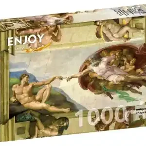 Enjoy The Creation of Adam, Michelangelo Buonarroti (1000) - Expressfrakt