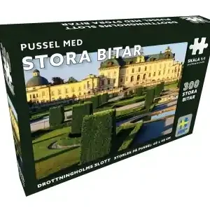 Favorit hos kunderna | Svenskapussel Drottningsholms slott - stora bitar (300)