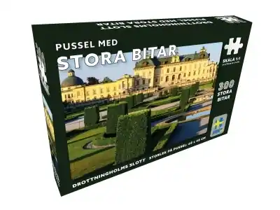 Favorit hos kunderna | Svenskapussel Drottningsholms slott - stora bitar (300)