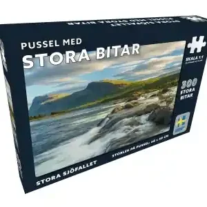 Enkel beställning - Svenskapussel Stora sjöfallet - stora bitar (300)