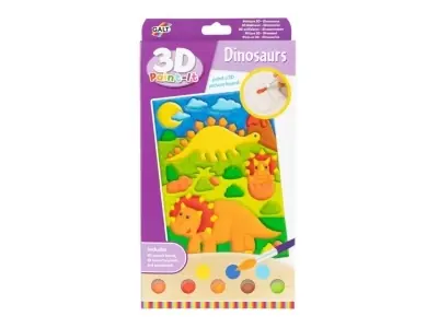 Passa på - Galt 3D-Målning (3D Paint-It) - Dinosaurs