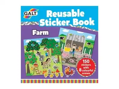 Kundernas favorit - Galt Reusable Sticker Book - Farm