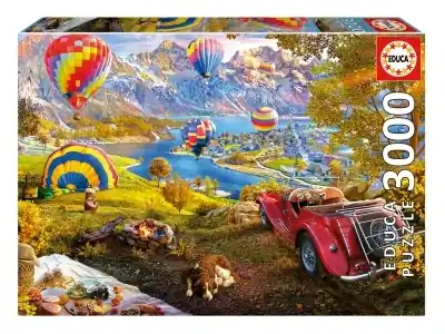 Educa Hot Air Balloon Valley (3000) | Bästsäljare