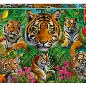 Bra pris | Educa Ciro Marchetti - Tiger Jungle (500)