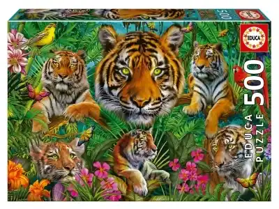 Bra pris | Educa Ciro Marchetti - Tiger Jungle (500)