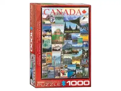 EuroGraphics Travel Canada - Vintage Posters (1000) - Trygg betalning