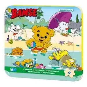 Beställ idag | Kärnan Rampussel - Bamse på stranden (9)