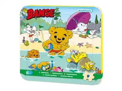 Beställ idag | Kärnan Rampussel - Bamse på stranden (9)