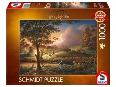 Reapris | Schmidt Terry Redlin - Harvest in the Glow of the Sun (1000)