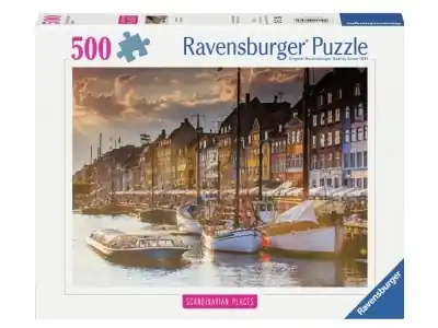 Ravensburger Scandinavian Places - Sunset in Copenhagen (500) - Kampanj