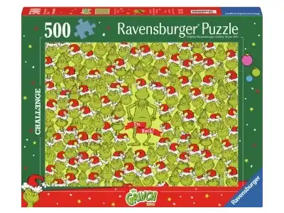 Storsäljare - Ravensburger Challenge - The Grinch, Merry Christmas Challenge (500)