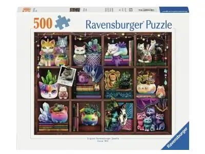 Ravensburger Brigid Ashwood - Cubby Cats and Succulents (500) | Kan beställas online