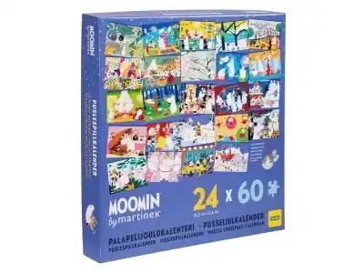 Peliko Pusselkalender - Moomin, Mumin (24 x 60) | Under begränsad tid
