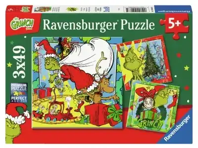 Ravensburger The Grinch - Merry Grinchmas (3 x 49) - Väl omtyckt