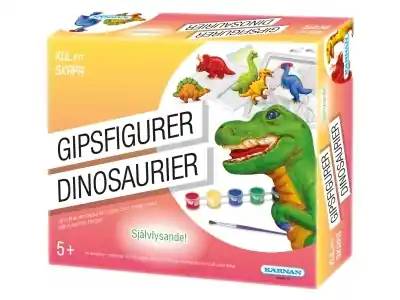 Kärnan Gipsfigurer Dinosaurier (Självlysande Färg) | Kundfavorit