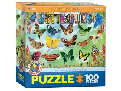 EuroGraphics Garden Butterflies (100) | Rabatter