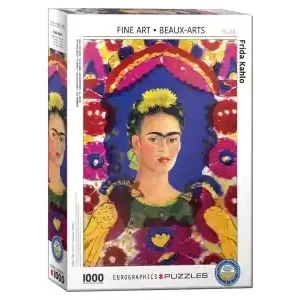 Skaffa nu | EuroGraphics Frida Kahlo - Self Portrait, The Frame (1000)
