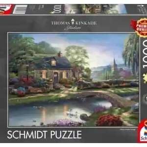 Under begränsad tid | Schmidt Thomas Kinkade Studios - Stoney Creek Cottage (1000)