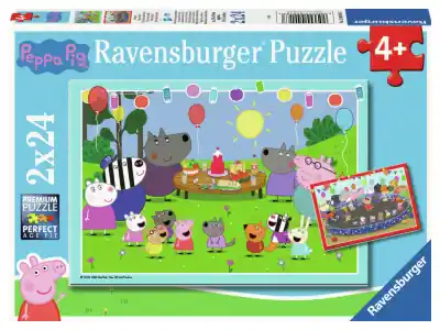 Rabatter - Ravensburger Peppa Pig (Greta Gris) - It‘s Party Time! (2 x 24)
