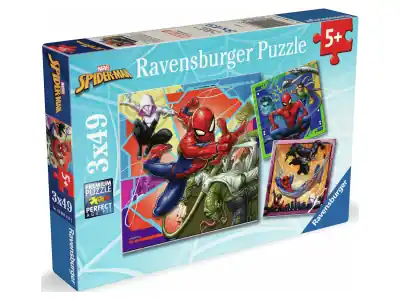 Nyhet hos oss - Ravensburger Marvel - Spider-Man, It‘s Web-Slinging Time! (3 x 49)