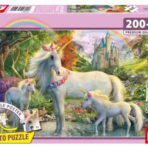 Bara denna vecka - Schmidt Unicorn Mare with Two Foals (200)