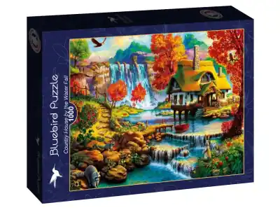 Bluebird Puzzle Country House by the Water Fall (1000) - Mycket populär