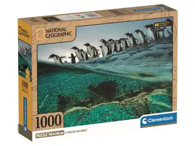 Under begränsad tid | Clementoni National Geographics - Gentoo Penguins (1000)