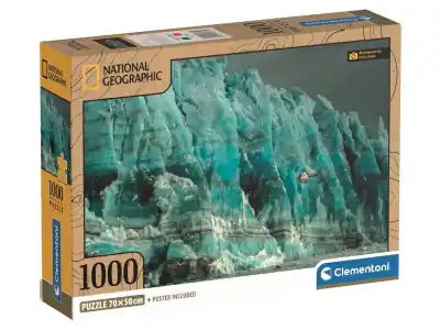 Extra bra pris | Clementoni National Geographics - Hubbard Glacier (1000)