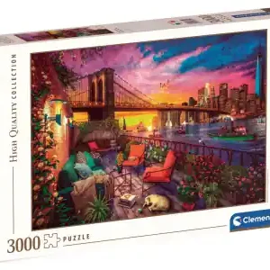 Clementoni Dominic Davison - Manhattan Balcony Sunset (3000) - Kundernas favorit