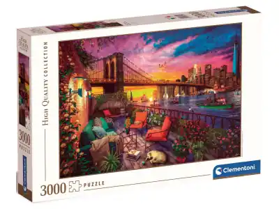 Clementoni Dominic Davison - Manhattan Balcony Sunset (3000) - Kundernas favorit