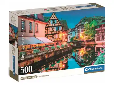 Precis tillagt - Clementoni Strasbourg Old Town (500)