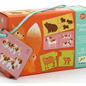 Beställ nu | Djeco Puzzle Duo - Baby Animals (24)