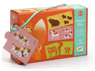 Beställ nu | Djeco Puzzle Duo - Baby Animals (24)