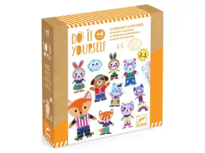Djeco Do It Your Self - 15 Magnets to Decorate, Funky Family | Köp online