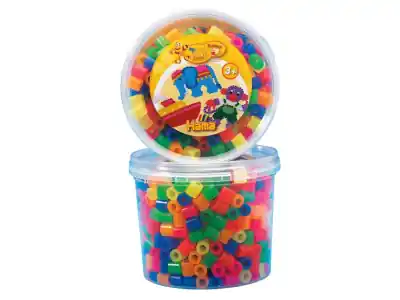 Kundfavorit - Hama Maxi Pärlor - Neon Mix (600)