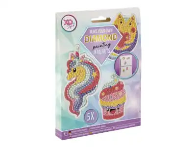 Nyligen lanserat | Moxy Diamond Painting Magnets - Unicorn and Friends