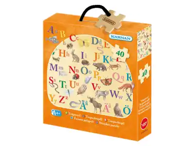 Kärnan Träpussel - ABC (40) | Populär