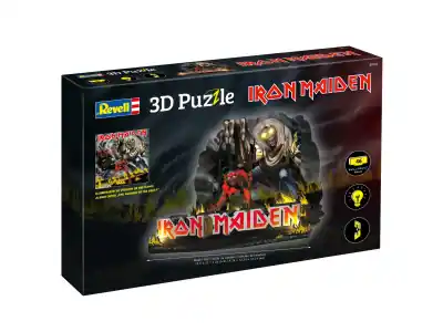 Revell 3D Puzzle LED - Band Logo Iron Maiden (46) - Passa på