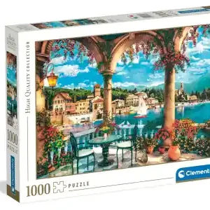 Clementoni Dominic Davison - Balcony View of Lake Como (1000) - Rea