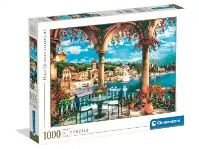 Clementoni Dominic Davison - Balcony View of Lake Como (1000) - Rea