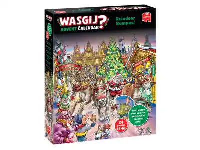 Begränsat antal - Wasgij? Christmas Advent Calendar 2025 Reindeer Rumpus! (24 x 54)