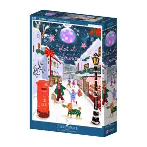 Finns att beställa | Pieces & Peace Let it Snow - London (500)