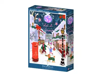 Finns att beställa | Pieces & Peace Let it Snow - London (500)