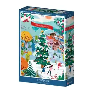 Väl omtyckt - Pieces & Peace Skating into Christmas Joy (500)